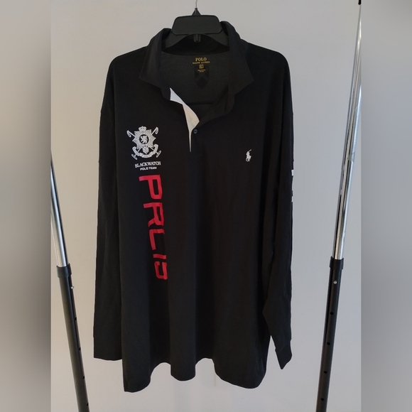 Polo Ralph Lauren Other - Polo Ralph Lauren Mens Blackwatch Polo Team Long Sleeve Shirt T-Shirt 3XL PRL 15